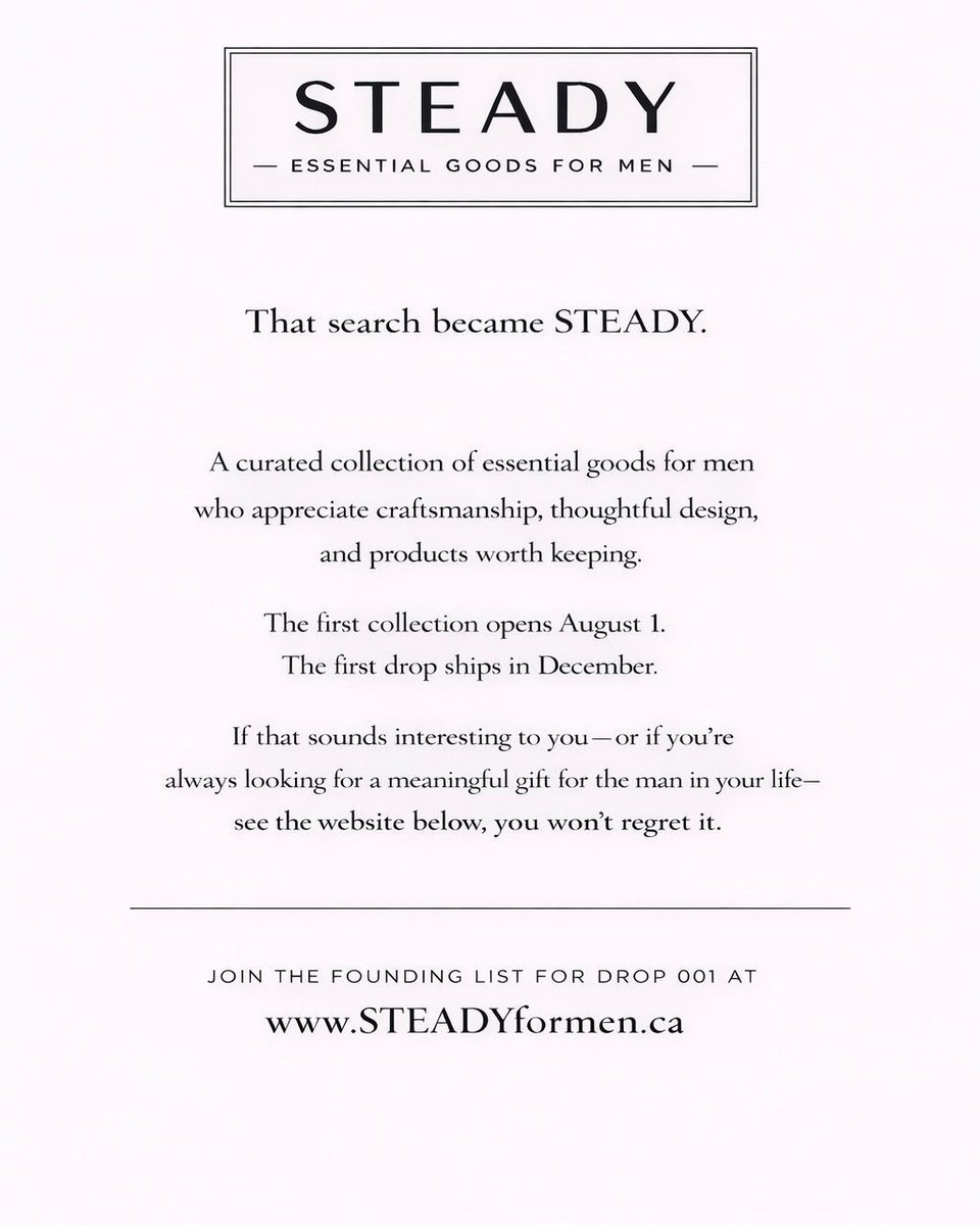 @STEADYformen tweet media