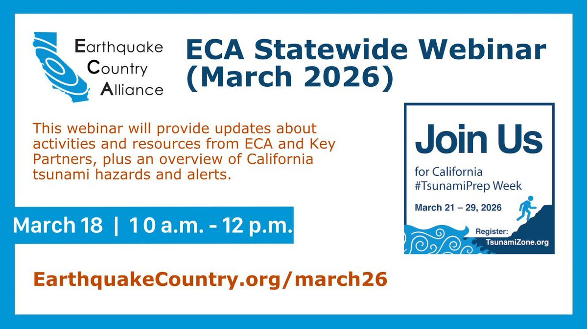 Statewide California Earthquake Center tweet media