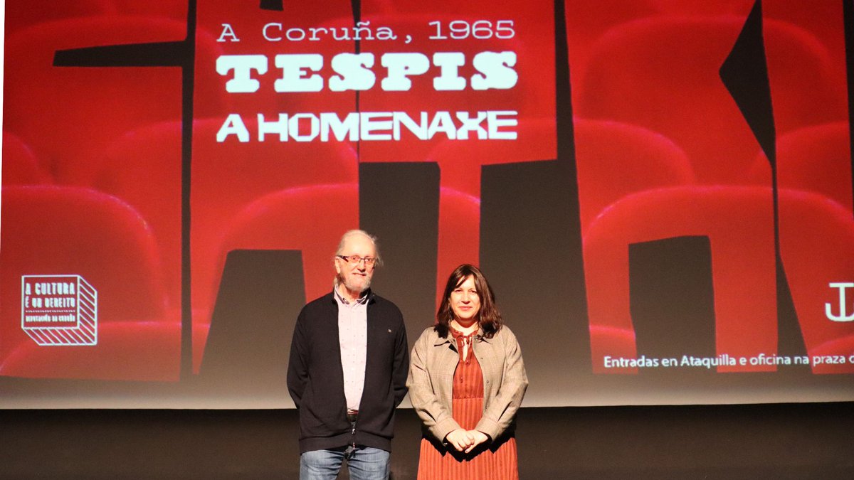 Depucoruna's tweet photo. 🎭 A @Depucoruna homenaxeará o grupo teatral 'Tespis' o vindeiro 23 de marzo cunha gala no Teatro Colón.

🗣 A deputada de Cultura, Natividade González, destacou que o grupo foi "un nome funamental da nosa historia escénica".

ℹ https://t.co/PrDo0TGa4e https://t.co/gZVFfrdGM4