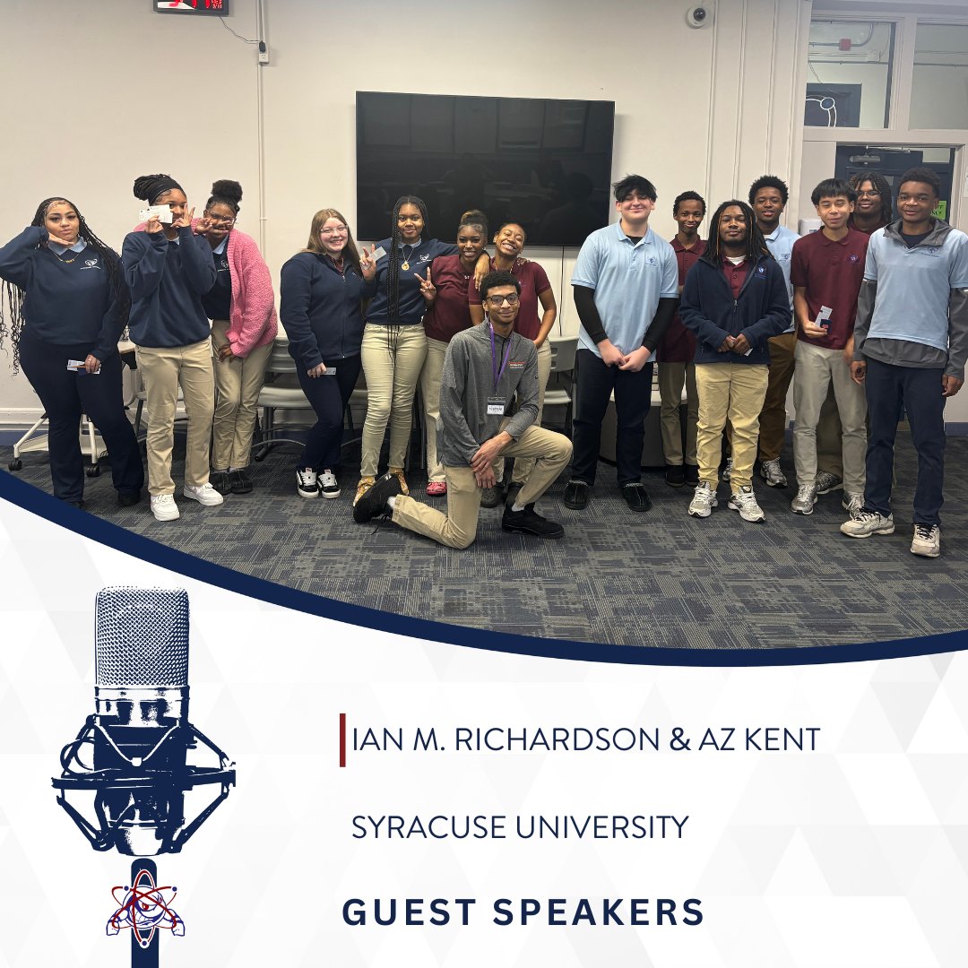 🎓✨ #SASCS HS students heard from <a href="/SyracuseU/">Syracuse University</a>'s Ian Richardson &amp; SAS alum Az Kent about college life, Sports Management careers &amp; staying focused on goals. To make the day even more memorable, each student received a voucher for a game from the Syracuse Mets!

<a href="/CharterEmpire/">Empire Charter Consultants</a>