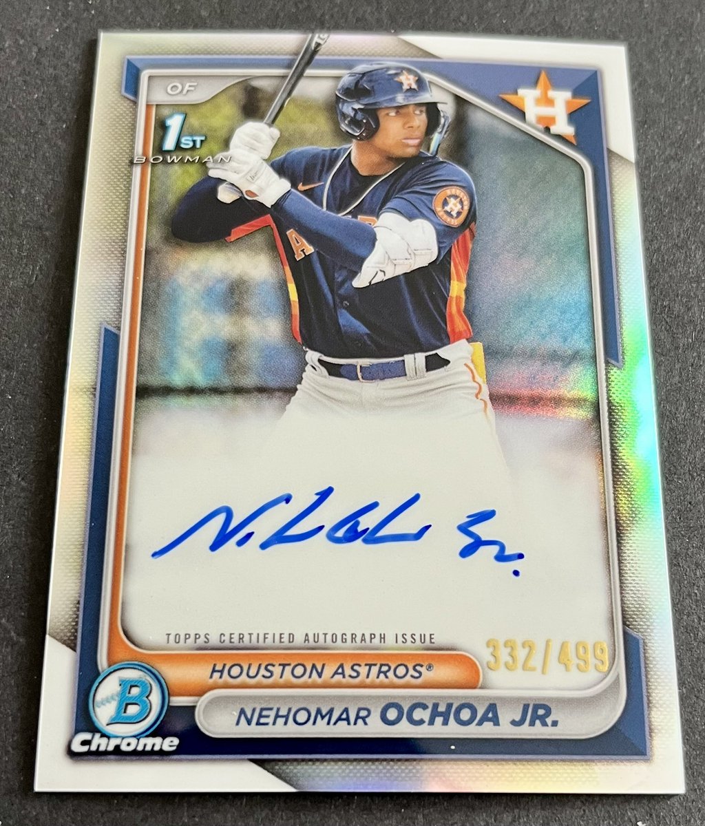 CardShark212's tweet photo. @CCsportscardsCo @Redsoxal_ Soto /99 - 10$
Devers /100 - 9$
Bichette /300 - 12$
Ochoa /499 - 18$ https://t.co/6UiEFvOfcg