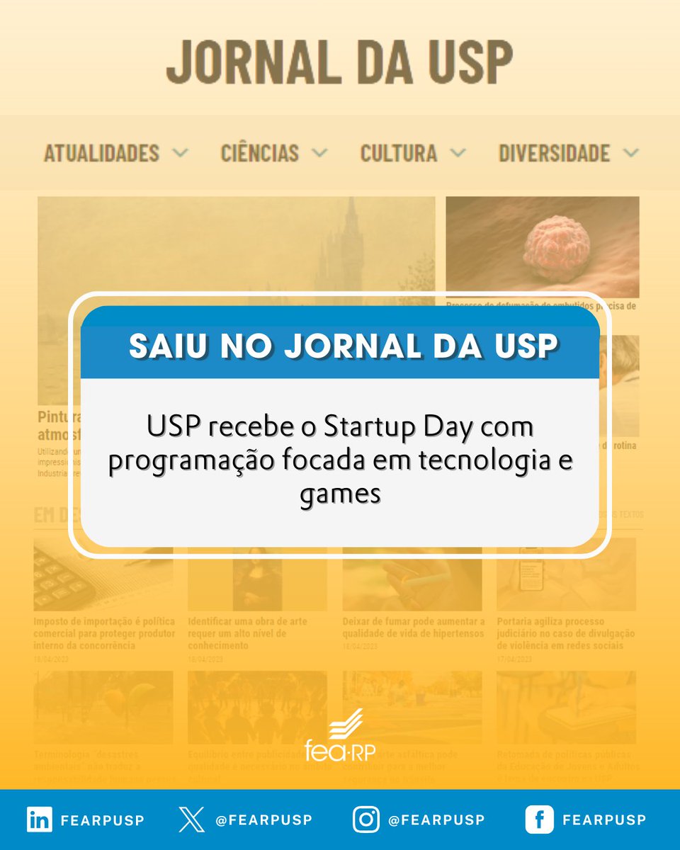 FEA-RP/USP tweet media