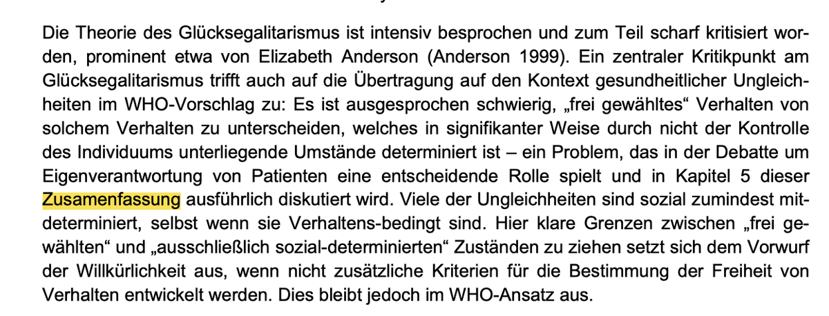 aya_velazquez's tweet photo. Ich habe Buyx' Habilitationsschrift von 2012 gelesen. Erster Eindruck: Da hätte nochmal ein Lektor drübergehen sollen. Die Arbeit enthält zahlreiche Tippfehler - am besten gefällt mir "Hauptaurorin".

Zum Inhaltlichen: Buyx stellt in ihrer Arbeit das Spannungsfeld moderner Medizin vor, unter zunehmend begrenzten Mitteln und einer alternden Bevölkerung immer noch gerecht für alle Bürger medizinische Dienste bereitstellen zu können. Dabei eruiert sie ethische Ansätze, die zur Beantwortung dieser Fragen herangezogen werden können. 

Sie selbst optiert für einen "libertären Paternalismus", das heißt den Nudging-Ansatz von Richard Thaler und Cass Sunstein (2008), der einen "Schubs" (nudge) in die "richtige Richtung" geben soll, aber immer noch alle vorhandenen Handlungsoptionen offenlässt. Sie beleuchtet auch den libertären Standpunkt, dass ein "gemeinsames Wohl" in einer pluralistischen Gesellschaft nicht begründet werden kann, aber widerspricht diesem: 

"Hinzu kommt, dass das Problem des unterbestimmten und unbegründeten Wohls in der Debatte um Public Health nicht allzu sehr ins Gewicht fällt: Auch wenn der Krankheits- und Gesundheitsbegriff an seinen Rändern noch umstritten ist: dass es bei der ganz überwiegenden Anzahl der Public Health-Maßnahmen darum geht, Verhalten zu vermeiden, das unter jede Definition von „ungesund“ fällt – übermäßiger Drogen-, Genussmittel- und Nahrungskonsum, starker Bewegungsmangel – und solches zu fördern, das allgemein als krankheitsvermeidend anerkannt ist – moderate sportliche Aktivität, gesunde und ausgewogene Ernährung etc. – sollte nicht infrage gestellt werden. Wer argumentiert, dass die Public Health-Planung selbst diese Ziele nicht anstreben darf, der stellt die berechtigte Existenz des gesamten Feldes und seiner Bemühungen infrage." 

Hier wirft sie eine Reihe von Allgemeinplätzen zu Gesundheit in die Waagschale, denen wohl kaum jemand ernsthaft widersprechen kann: Rauchen ist ungesund, gute Ernährung gesund, etc. Heiklere medizinethische Fragen, wie etwa Impfpflichten, umschifft sie in ihrer Arbeit komplett. 

Bei einem "libertären Paternalismus", den sie befürwortet, gebe es immer einen "libertären 'side constraint'": Das bedeutet, dass zwar ein allgemeines Wohl formuliert werden dürfe, aber alle Optionen immer offenstehen müssten - wenngleich auch die aus Public Health-Sicht wünschenswerten erleichtert, und die unerwünschten erschwert werden dürfen. Mit diesem Kompromiss müssten in ihren Augen auch Libertäre leben können, da der 'side constraint' - die Offenheit aller Handlungsoptionen - schließlich nicht verletzt werde. 

In der Corona-Zeit hat Buyx allerdings für eine Politik optiert, die eindeutig eine falsche Vorstellung von "allgemeinem Wohl" formuliert hat: Eine angeblich notwendige Impfquote, um die Pandemie zu besiegen. Begründet wurde diese Impfquote mit dem Fremdschutz. Inzwischen hat selbst Jens Spahn zugegeben, dass ein Fremdschutz der Impfung nie bestand. Zudem hat Buyx mit Impfpflichten für eine Politik optiert, die den von ihr selbst geforderten  "libertären side constraint" - dass alle Handlungsoptionen immer offen stehen müssen - eindeutig verletzt hat. 

Bereits der Nudging-Ansatz ist problematisch, weil er ohne jede Machtkritik davon ausgeht, dass der Staat völlig unbeinflusst von wirtschaftlichen oder sonstigen Interessen immer gute Ziele für seine Bürger formuliert, und deshalb ein Nudging auf diese Ziele hin stets gerechtfertigt sei. Regierungsziele bewegen sich jedoch stets in einem diskursiven Spannungsfeld. Zudem stellt Nudging eine Abwendung vom Menschenbild der Aufklärung dar, auf dem unser Grundgesetz eigentlich beruht: Der Mensch wird nicht mehr als vernunftbegabtes, mündiges Wesen betrachtet, sondern sogar so systematisch unvernünftig, dass es gerechtfertigt sei, diese Unvernunft mit einzukalkulieren und ihr gezielt entgegenzuwirken. Dass unvernünftigem Verhalten eine Willensentscheidung des Individuums zugrunde liegt, wird von Vertretern des Nudging-Ansatzes abgesprochen: Das Nudging verletze nicht den "freien Willen", da da das Individuum in den meisten Fällen unvernünftigen Verhaltens gar nicht willensgeleitet, sondern auf Grundlage unbewusster, multifaktorieller Einflüsse entscheide. So weit, so problematisch.

Corona-bezogenes Nudging wäre die Bratwurst oder der von Buyx' empfohlene Donut gewesen. Stattdessen aber kam es zu 2G, 3G, berufsbezogenen Impfpflichten, Jobverlusten und sogar Gefängnisstrafen, etwa für Soldaten, die eine Impfung verweigerten. Buyx hat dabei das 2G- und 3G-Modell, berufsbezogene Impfpflichten, sowie die allgemeine Impfpflicht ausdrücklich empfohlen.

Fazit: Alena Buyx hat in der Corona-Zeit Maßnahmen befürwortet, die weit über das hinausgingen, was sie in ihrer eigenen Habil noch als sozialverträglichen Kompromiss ("dritter Weg") zwischen Libertarismus und Paternalismus vorgeschlagen hatte. Was ihren Sinneswandel hin zu autoritäreren Maßnahmen bewirkt hat, hat sie nie erklärt. 

Link zur Buyx' Habil: https://t.co/hj6R1sWOfn