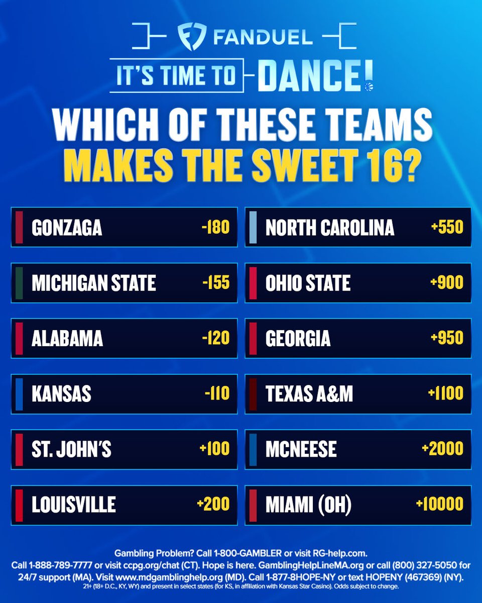 FanDuel Sportsbook tweet media