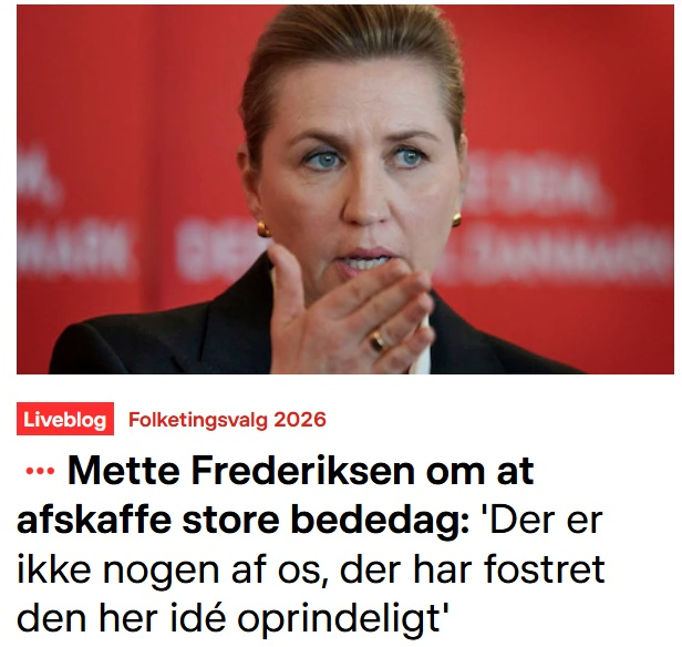 PeterRa58783464's tweet photo. Beviset for, at der er mere mellem himmel og jord: Forslaget om at afskaffe Store Bededag opstod ud af ingenting. Et vaskeægte mirakel. 
#fv26 https://t.co/tRN8mwWbFg