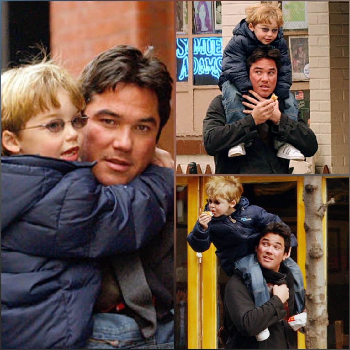 kroppandrea1's tweet image. Dean Cain with his sweet little favorite human in New York City on March 17, 2005.
#FatherAndSon #Throwback 
@RealDeanCain
