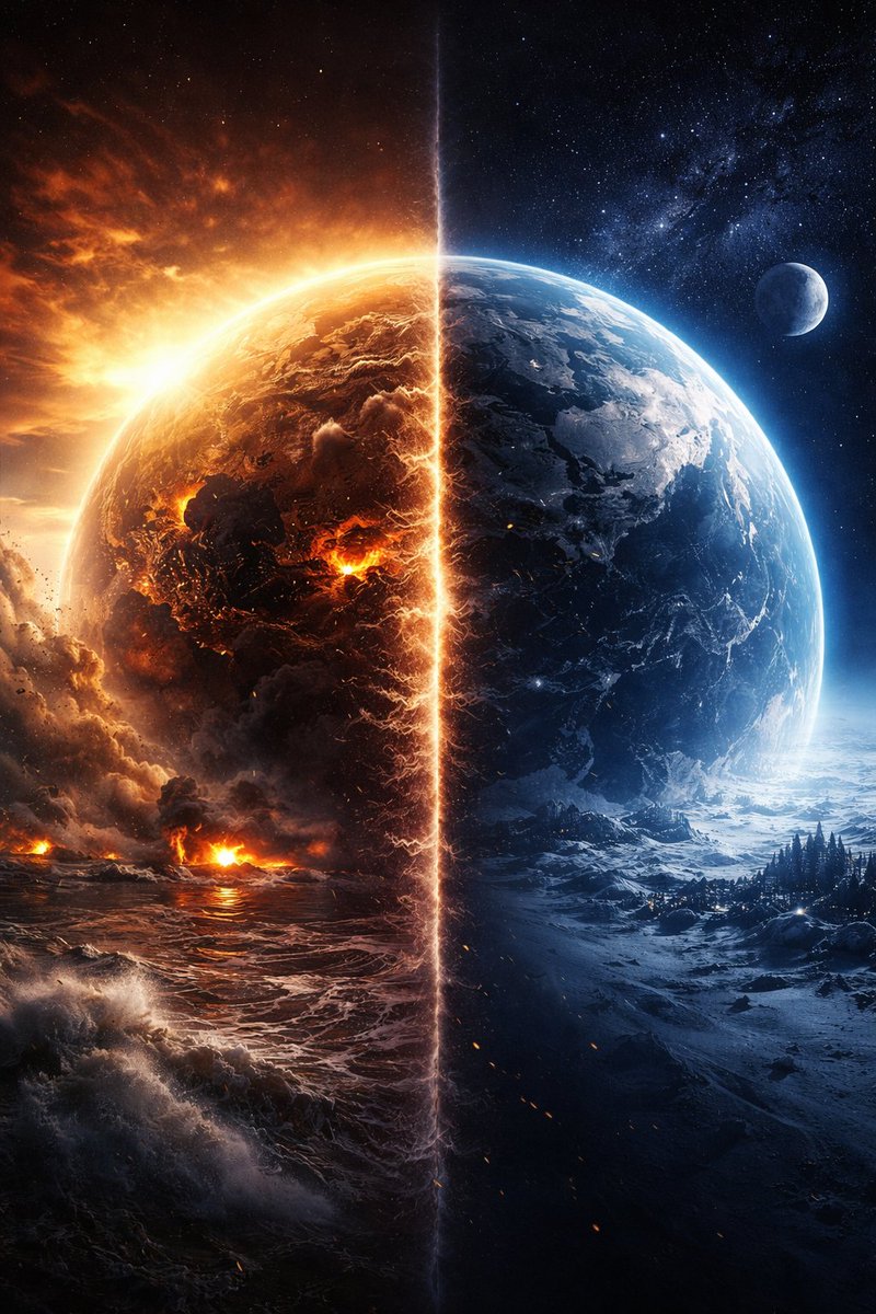 AmithTellis44's tweet photo. 🤯 What If Earth Stopped Spinning? https://t.co/mMp8PMui9r