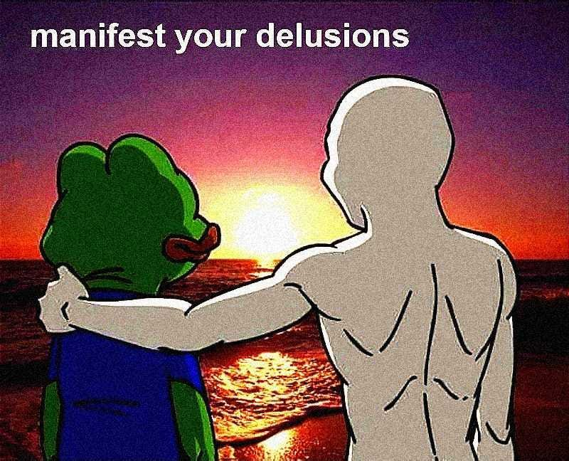 wojakcto's tweet photo. fun fact: there will never be better friends than Pepe and wojak https://t.co/bB397xoLXc