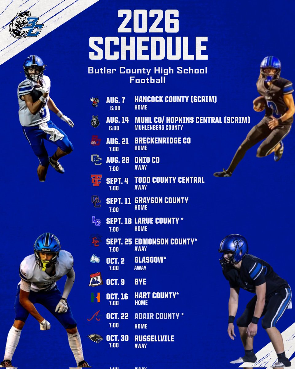 Butler County High School Football tweet media