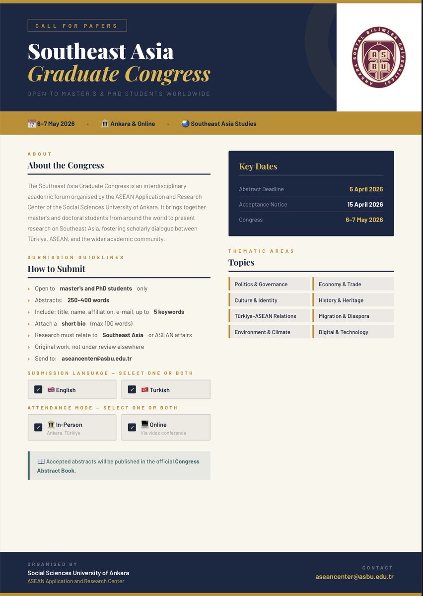 ASBÜ Bölge Çalışmaları Enstitüsü tweet media