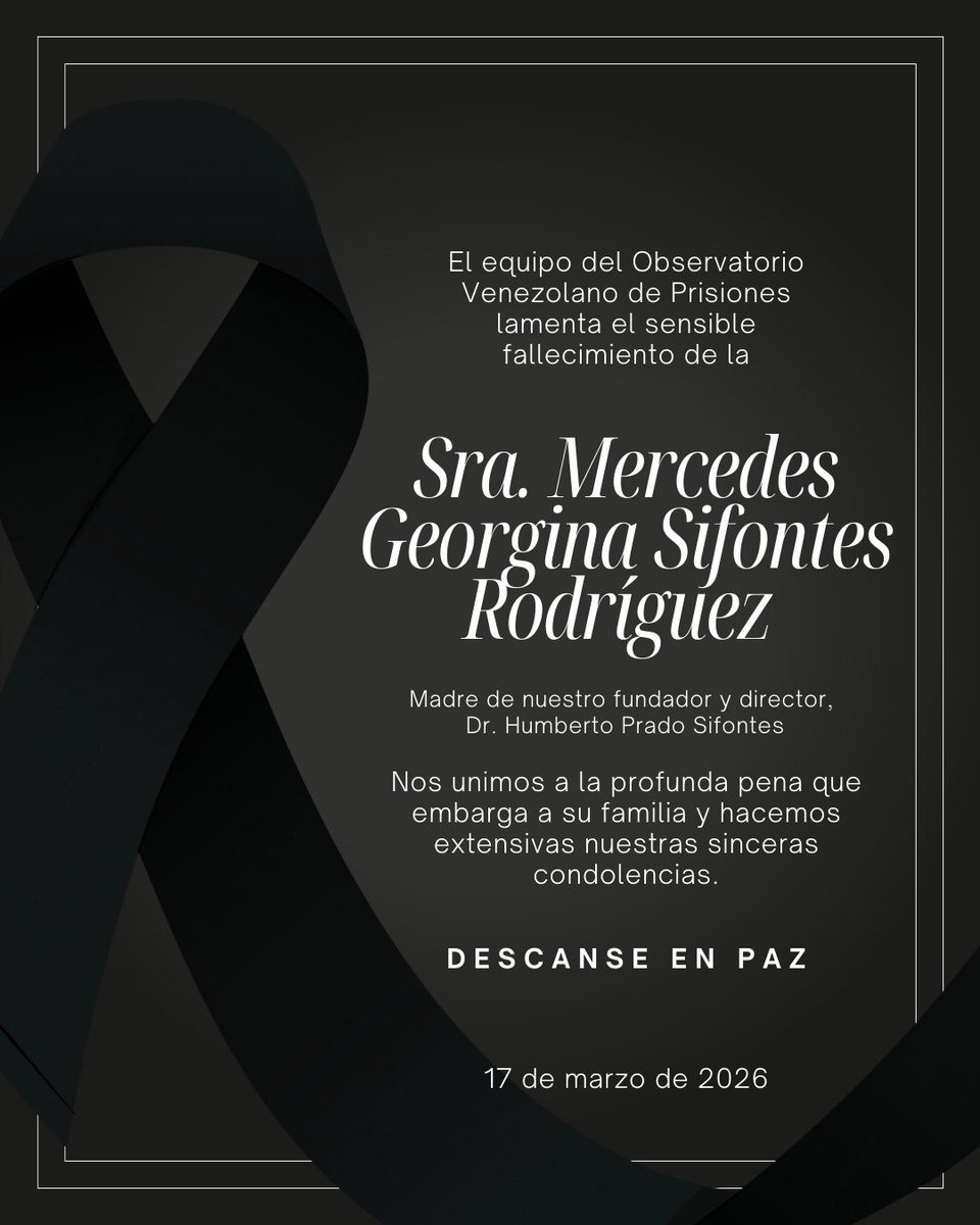 Observatorio Venezolano de Prisiones tweet media