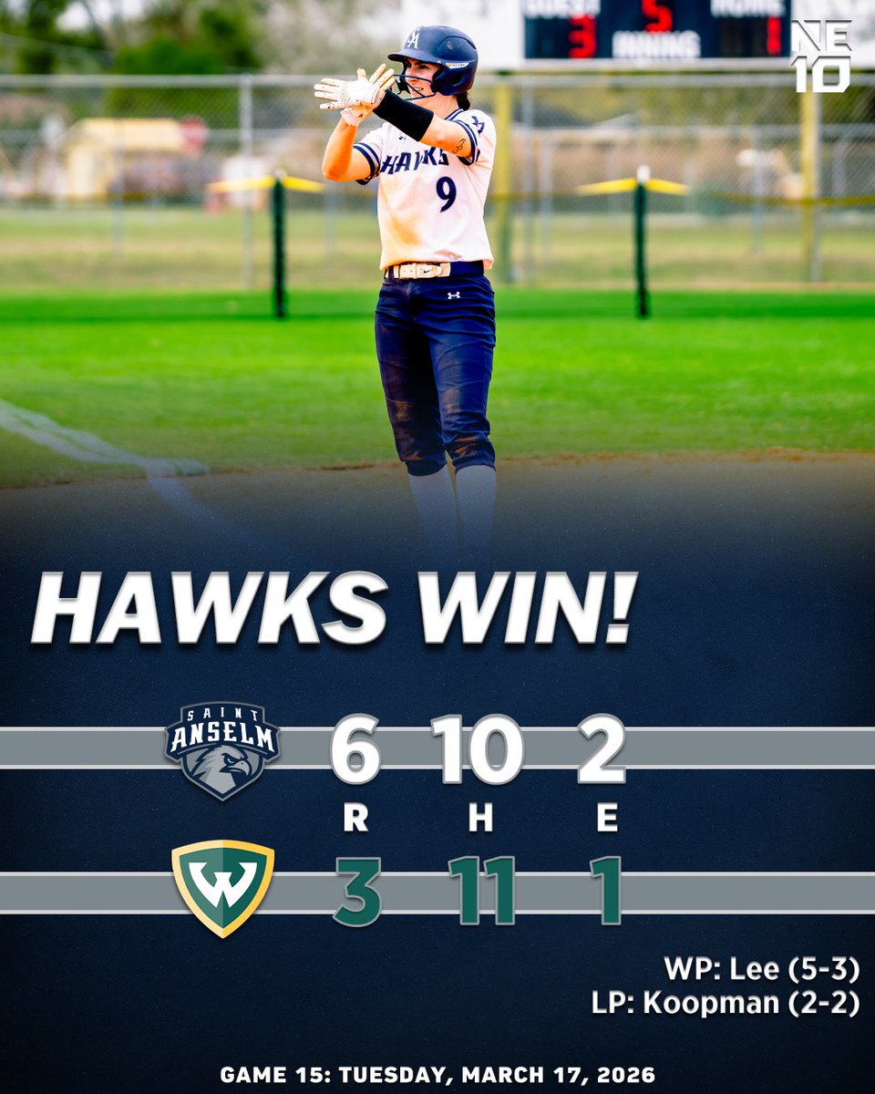 Saint Anselm Hawks Softball tweet media