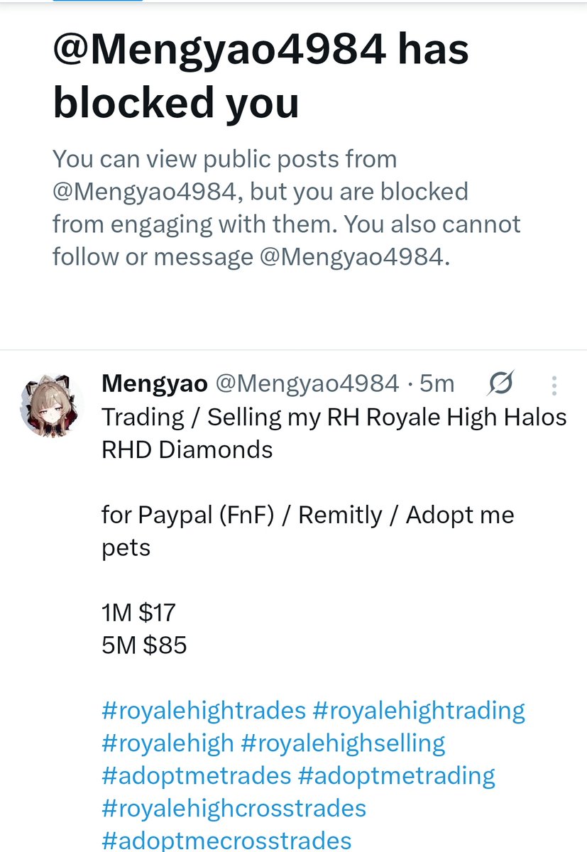 erica ! Selling Royale High RHD tweet media