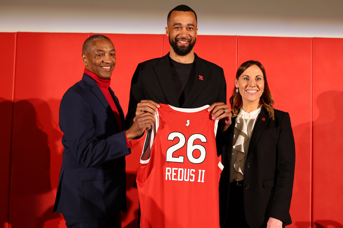 RUAthletics's tweet photo. "Get your season tickets now because soon, I'm telling you, there won't be a lot of them available." - @iGREDUS 

🎟️ https://t.co/76h41UdlbO https://t.co/SijWFTVkPm