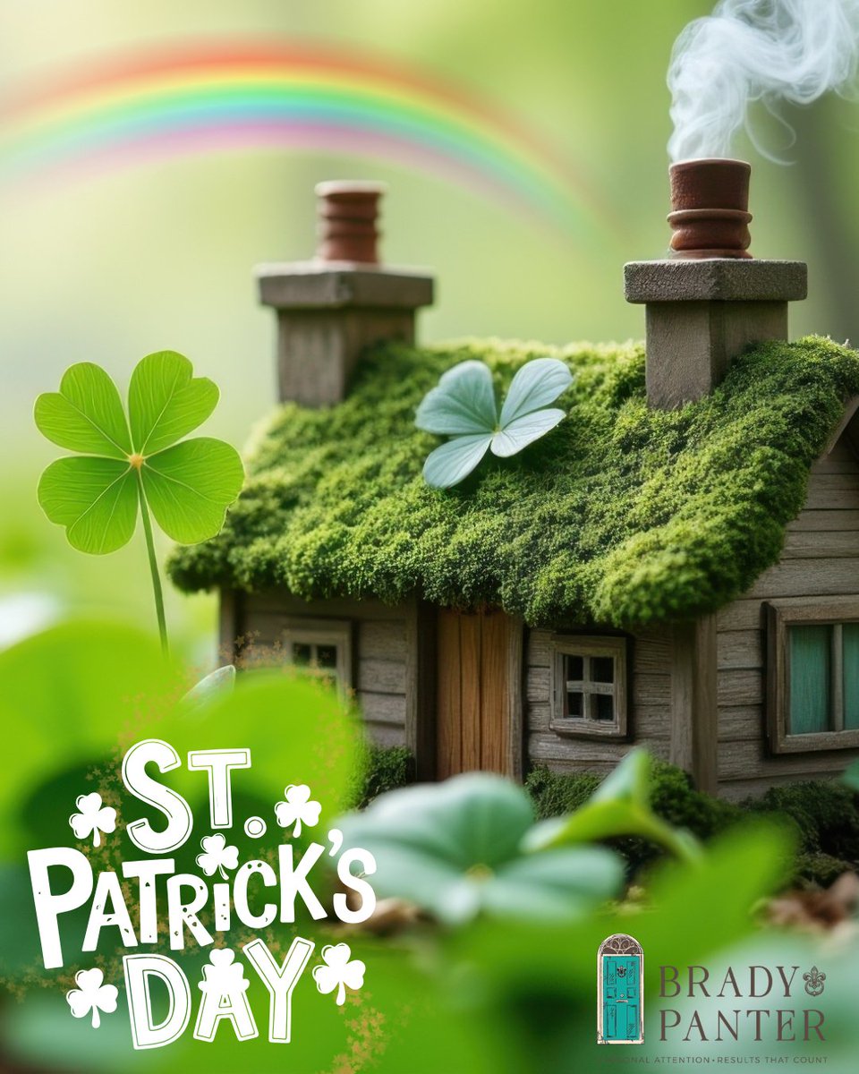 You don't need luck to find your new home, you just need us!!

Happy St. Patrick's Day from the Brady Panter Team, getting even the smallest of sprites into their dream home!