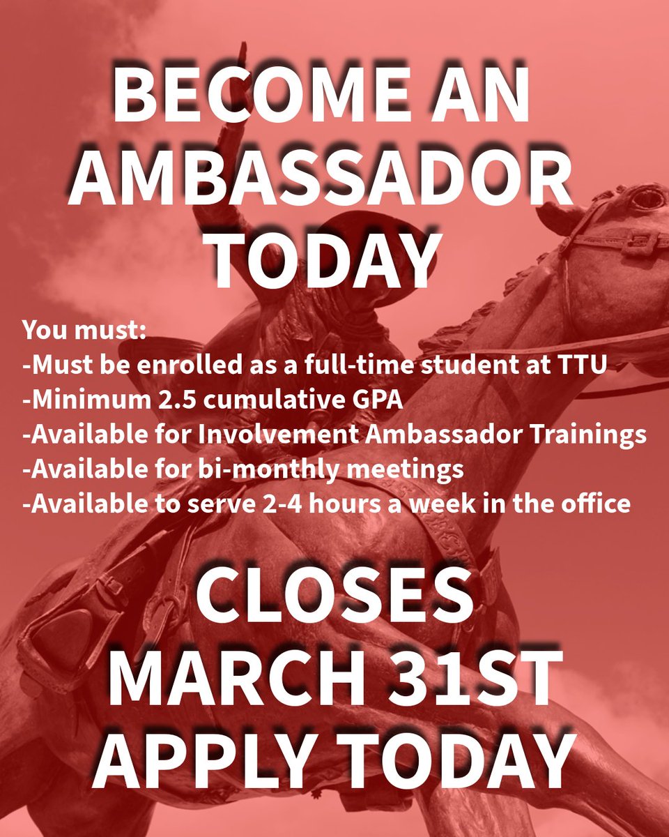 TTU Student Orgs tweet media