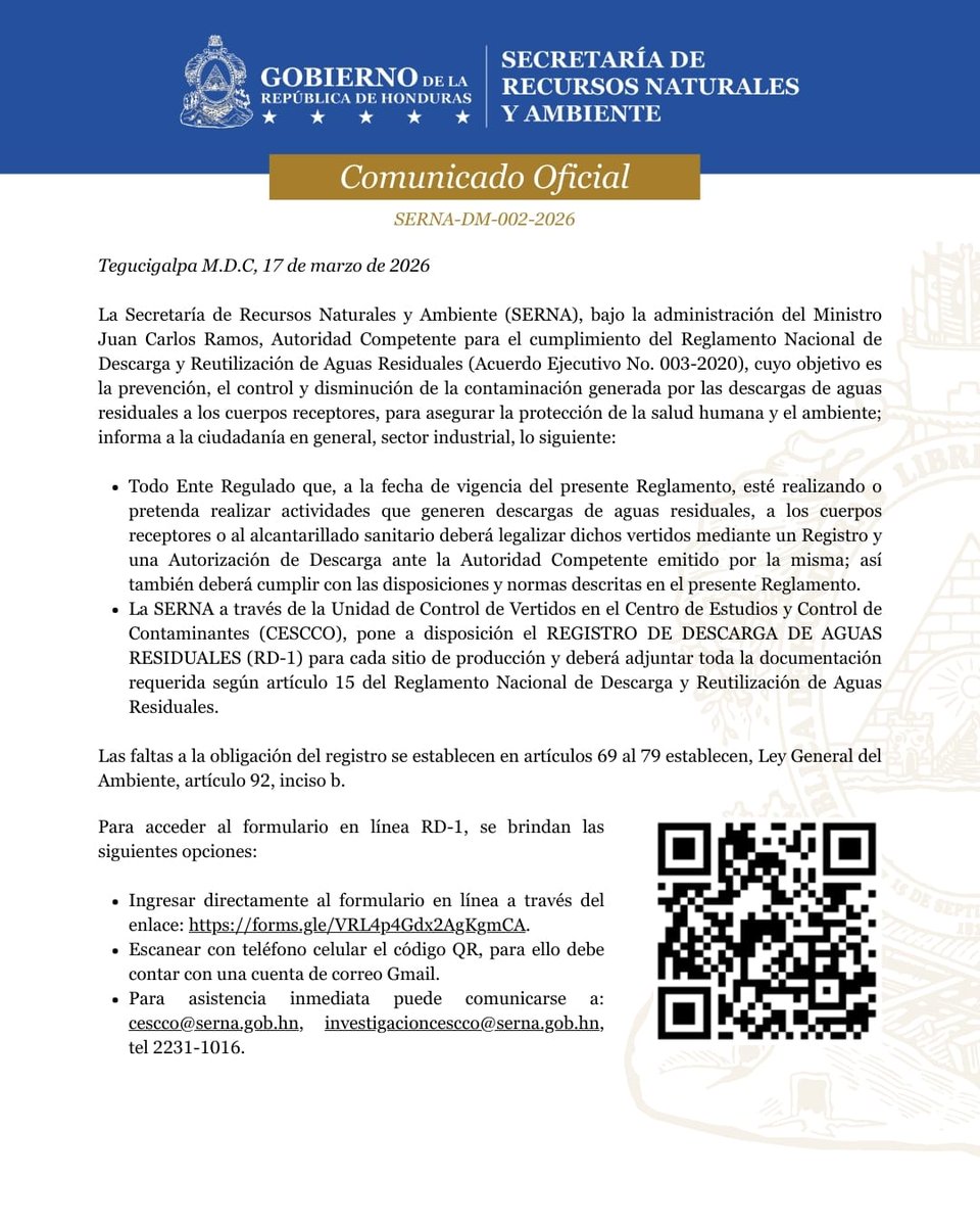 Secretaría de Recursos Naturales y Ambiente tweet media