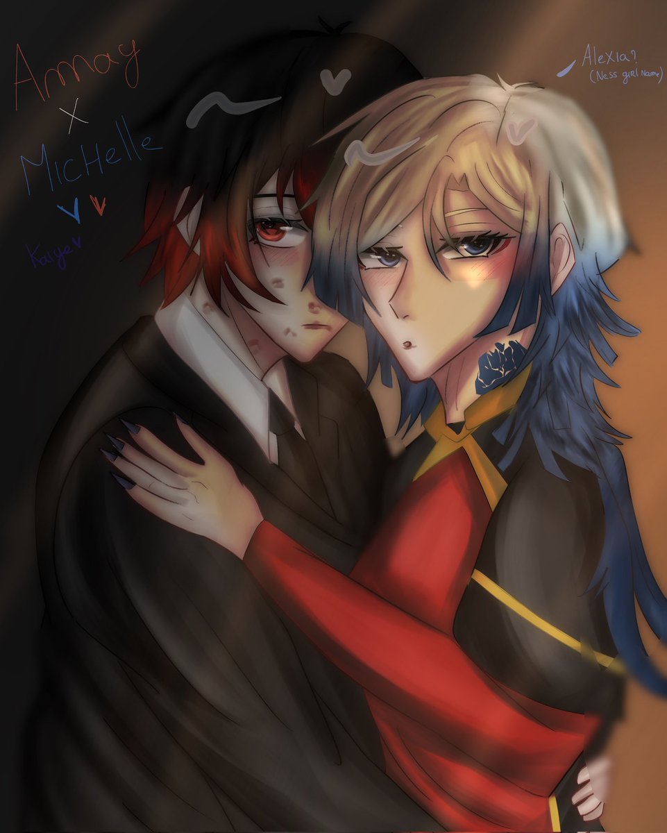 KaiserkisserMev's tweet photo. Day 3 of posting my oc X canon (Kaiser XAmaye)
This time it's My art , I love fem kaiser omg and male amaye ig..
#ブルーロックFA #bluelock #bllk #bluelockoc #ocxcanon #michaelkaiser #kaiser #kis #Kaiye https://t.co/G8r7KLNZ5N