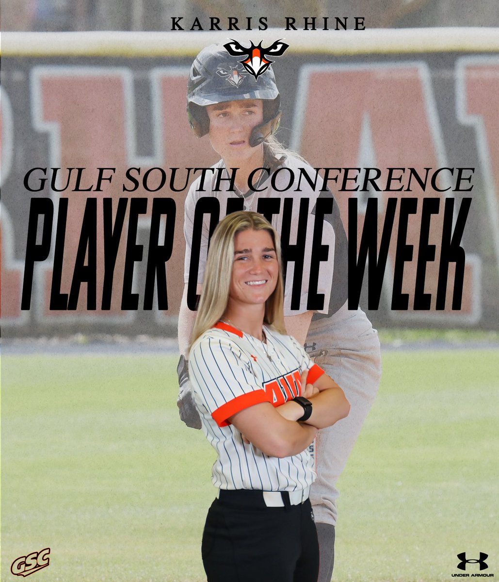 AUMWarhawksSB's tweet photo. Different level this week 🔥🥎

Congratulations to Karris Rhine on GSC Player of the week 

🗞️ https://t.co/iK7Qn6Zo92

#WeAreAUM https://t.co/OajeFs951a
