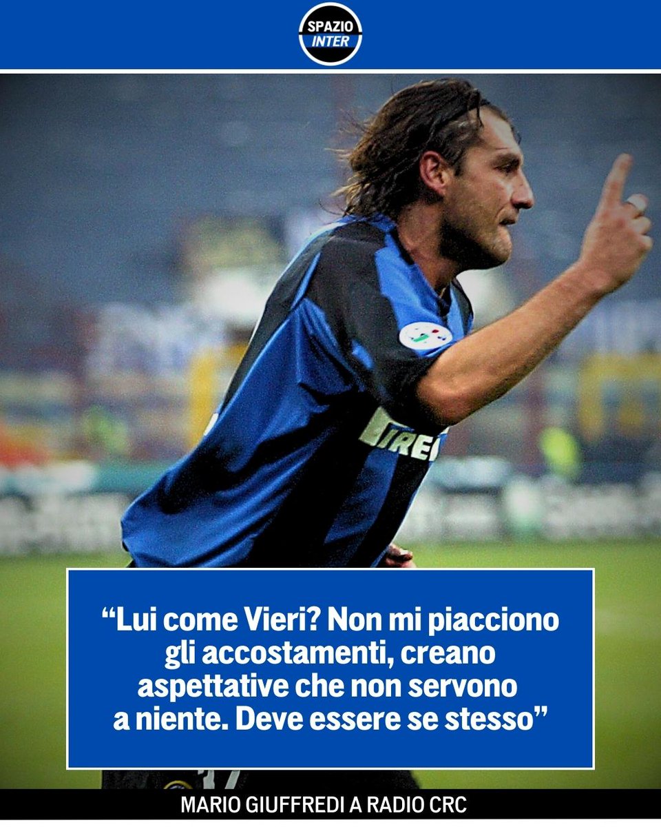 SpazioInter's tweet image. “Pio sarà il futuro dell’Inter per i prossimi 10 anni”🤩

Queste le parole di Mario Giuffredi, agente del classe 2005, intervenuto a Radio CRC. L’agente ha sottolineato il paragone con Vieri: ”Inutile creare aspettative, deve essere se stesso”🔵⚫️

#Esposito #Vieri #Inter