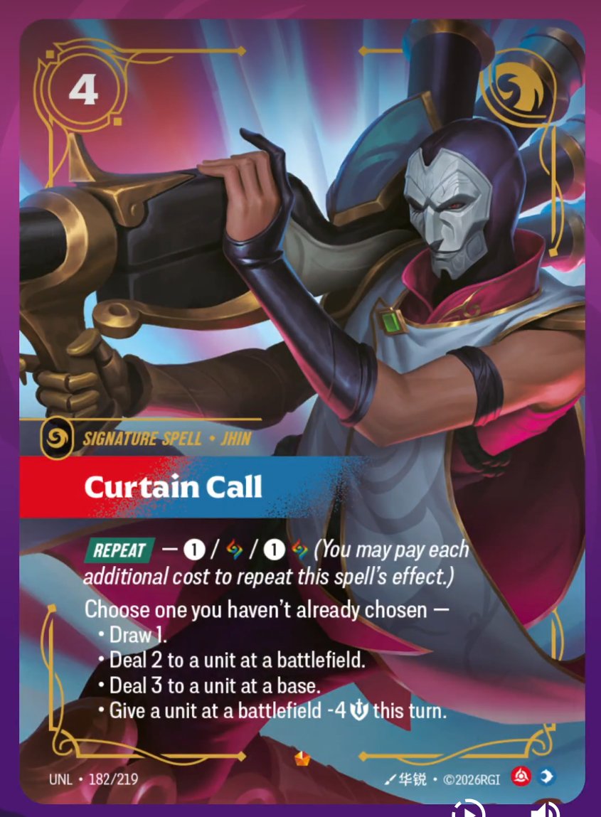 Dave Guskin has revealed Jhin's signature Spell Curtain Call! #RBUnleashed