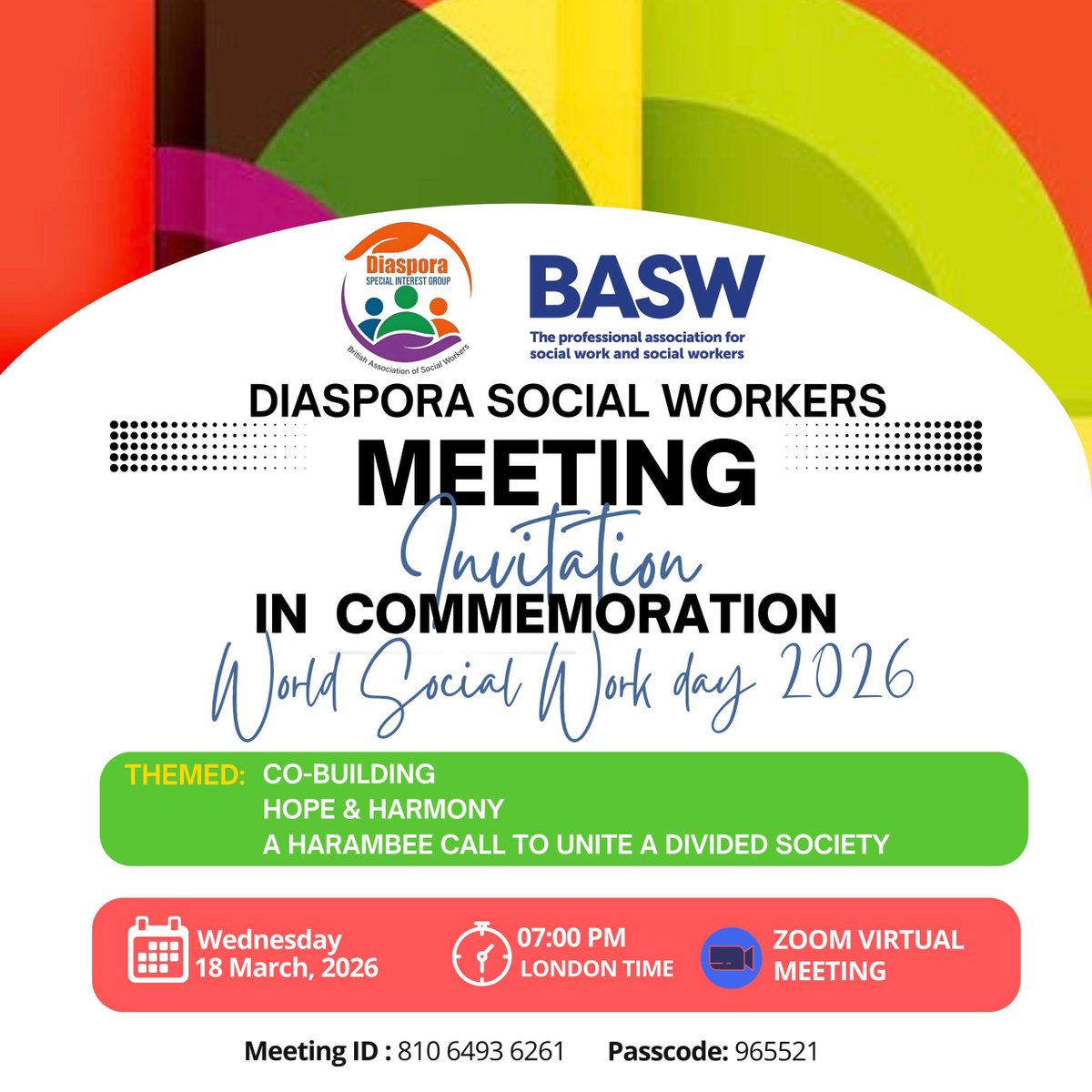BASW Diaspora Social Workers SIG tweet media
