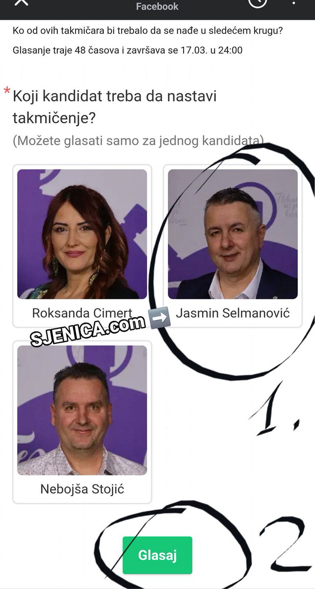 Sjenicacom's tweet photo. Podržavamo Jaska Jasmin Selmanović za prolazak u sledeći krug. Ako želite i vi, u komentarima ostavljam vezu sa kojom možete da glasate za Jaska.
#sjenica #muzika #muzikauzivo #nnk #jasminjaskoselmanovic #sjeničak #glasanje #glasaj #vote #pevanje #domace #slikadana #sjenicacom https://t.co/GuIPg8ewpG