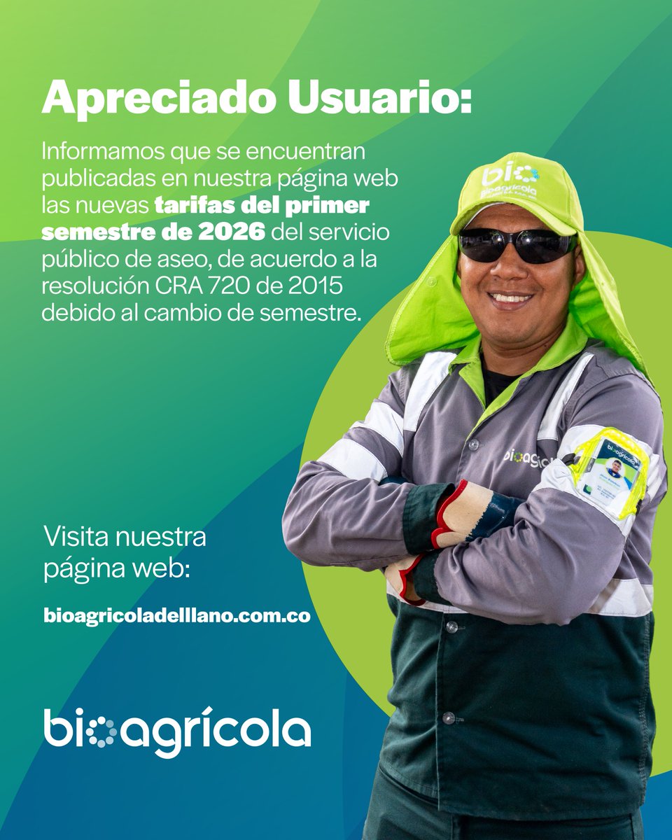 Bioagrícola SA ESP tweet media