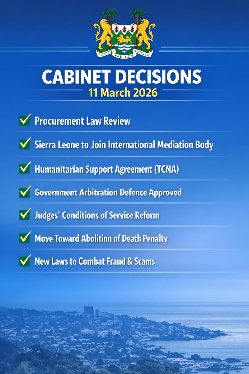 Ministry of Information & Civic Education S/Leone tweet media