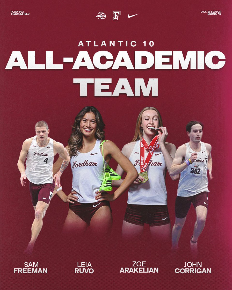 Fordham TF/XC tweet media