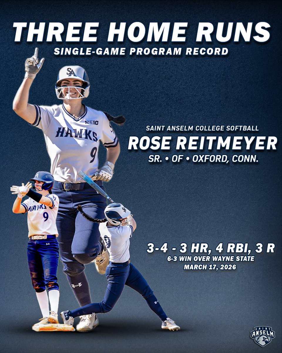 Saint Anselm Hawks Softball tweet media