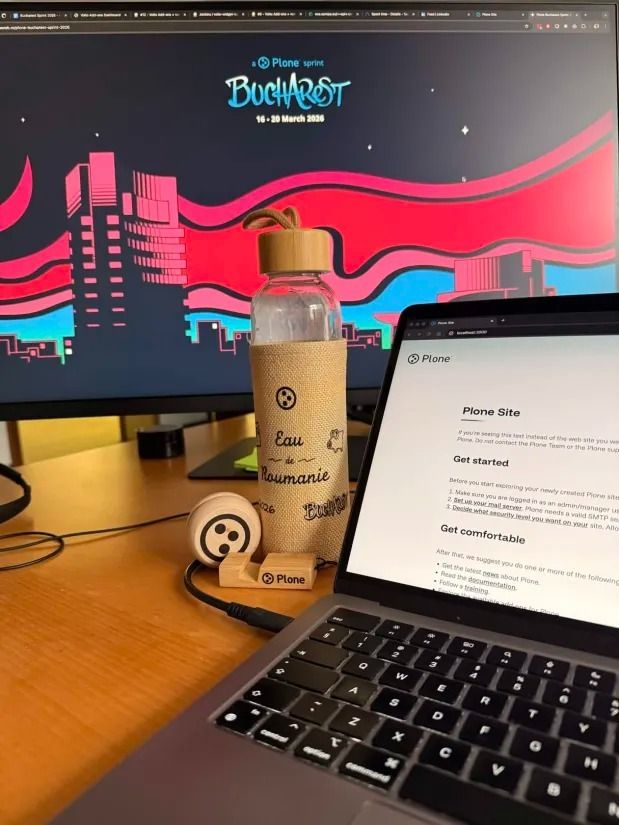 Plone CMS tweet media