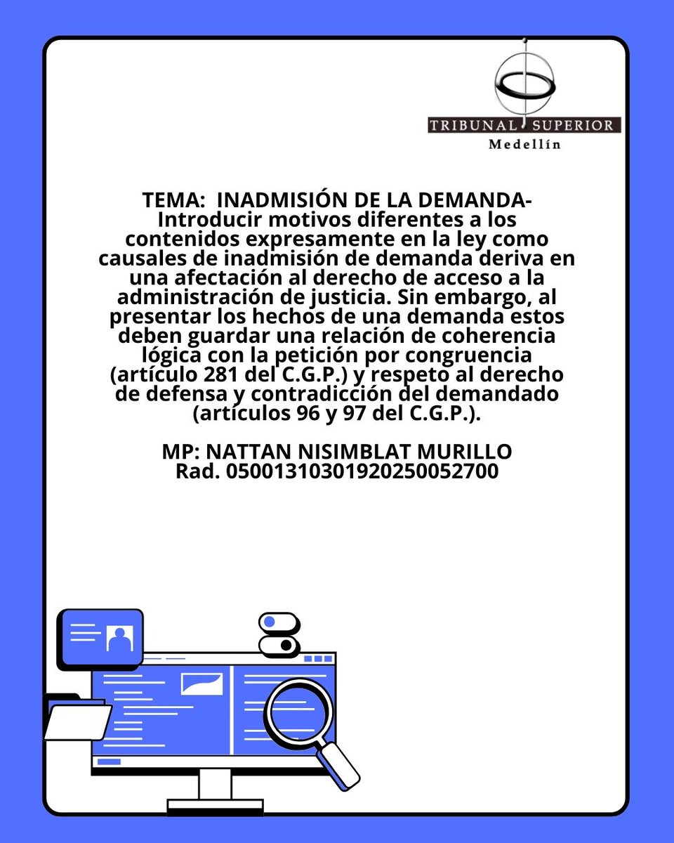 Tribunal Superior de Medellín tweet media