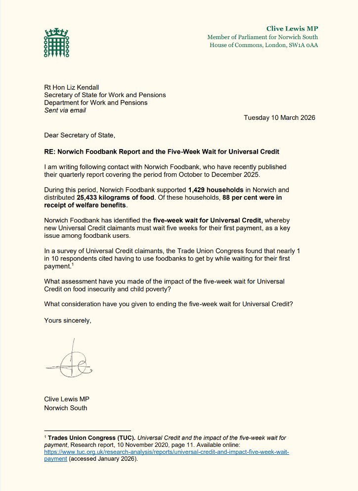 Clive Lewis MP tweet media