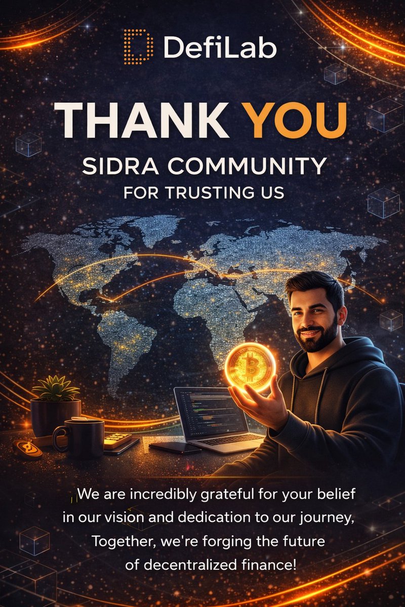 LabDefi38397's tweet photo. Members of the Sidra community, we stand before you today with profound gratitude. Your unwavering trust throughout the contribution phase has been the genesis block of our shared journey. We do not take this commitment lightly...

@sidrachain @Hossameldi9143 @Gidotyo https://t.co/CH6BNQDJDR