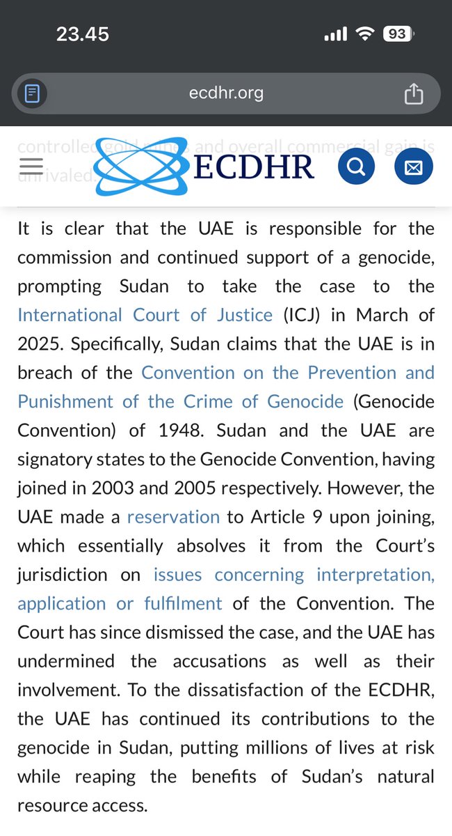 livngn's tweet photo. Gausah kesian.
UAE sering disebut ngesponsorin paramiliter di Sudan melakukan genosida warga demi tambang emas. 225ribu warga mati, jutaan lainnya ngungsi. https://t.co/gJMvw4jBJW