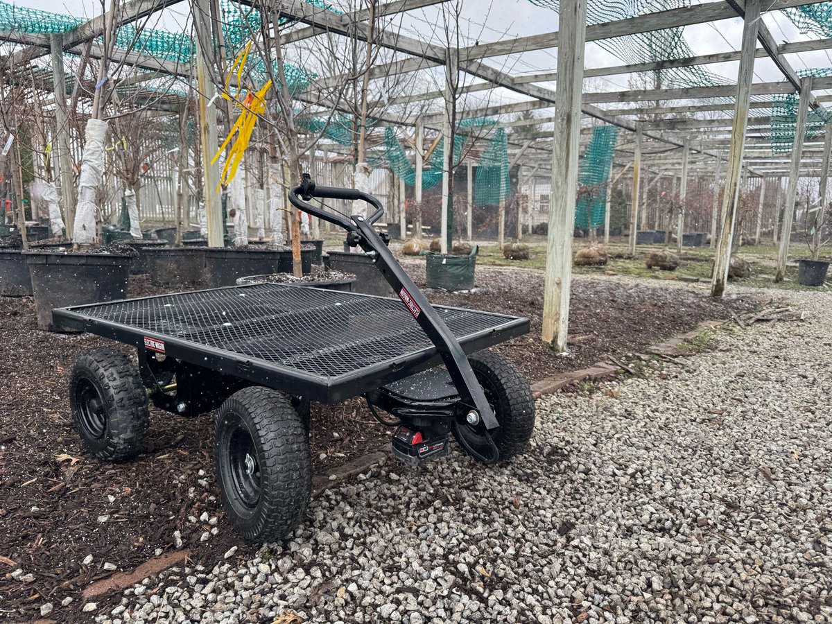 Landscaping season is here 🌱 and the right tools make all the difference.

The Electric-Wagon is built for the grind—whether you’re hauling mulch, transporting plants, moving tools, or cleaning up debris. With its quiet electric power, you can work early mornings without