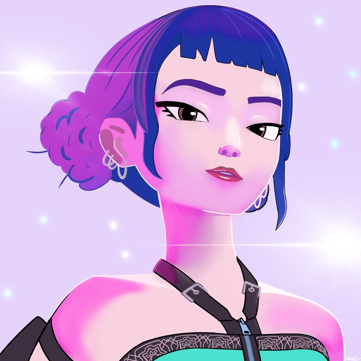 Dynamic_Soul_1's tweet photo. @beyaarca Omg I love Zoey! I also drew her! ❤ https://t.co/1CbnWNczSg