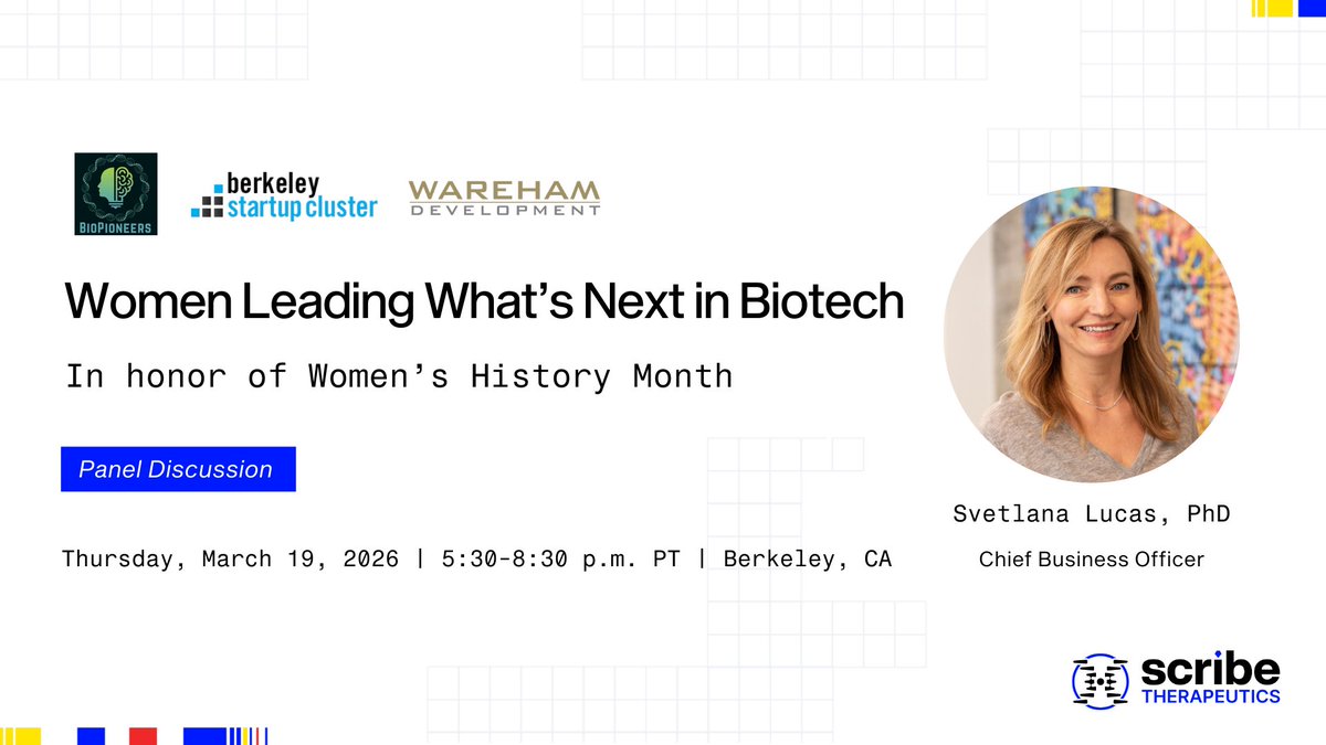 Scribe Therapeutics tweet media