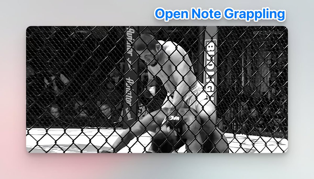 Open Note Grappling 📝 tweet media