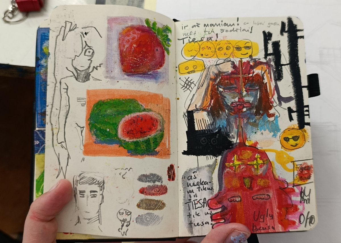 BSword49's tweet photo. whatever , go my oil pastels, i belive in you https://t.co/fe6GAsJbYG