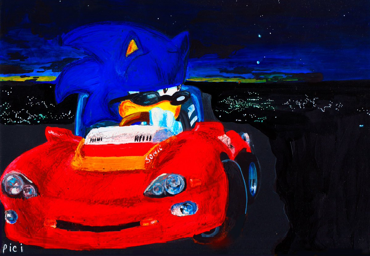 PiCi228's tweet photo. 🎵~Esc 不在~Drive home thru the stars for you~🌃🌌🌠⭐
#sonic #sonicthehedgehog #sega #fanart https://t.co/3tCSmGwbtC