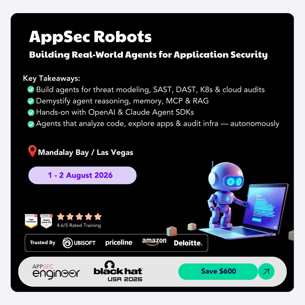 AppSecEngineer tweet media
