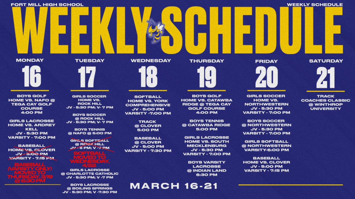 Fort Mill High School Athletics tweet media