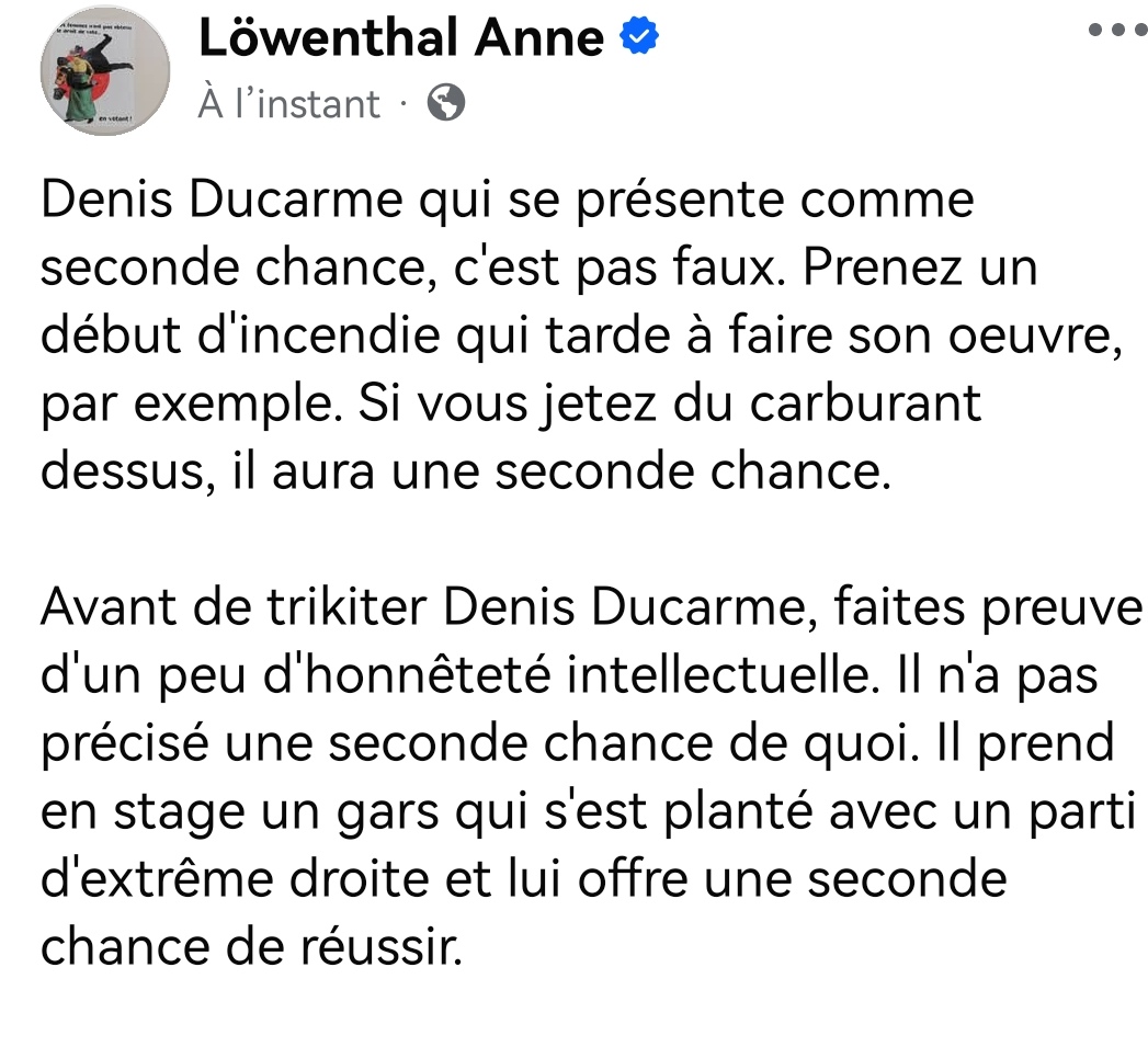 AnneLowenthal's tweet image. #MR #Ducarme #extrêmedroite
