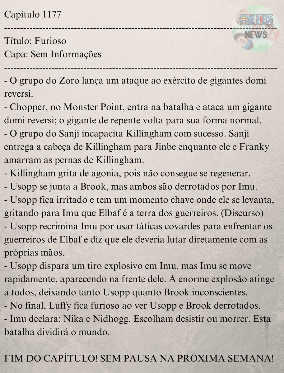 One Piece News tweet media