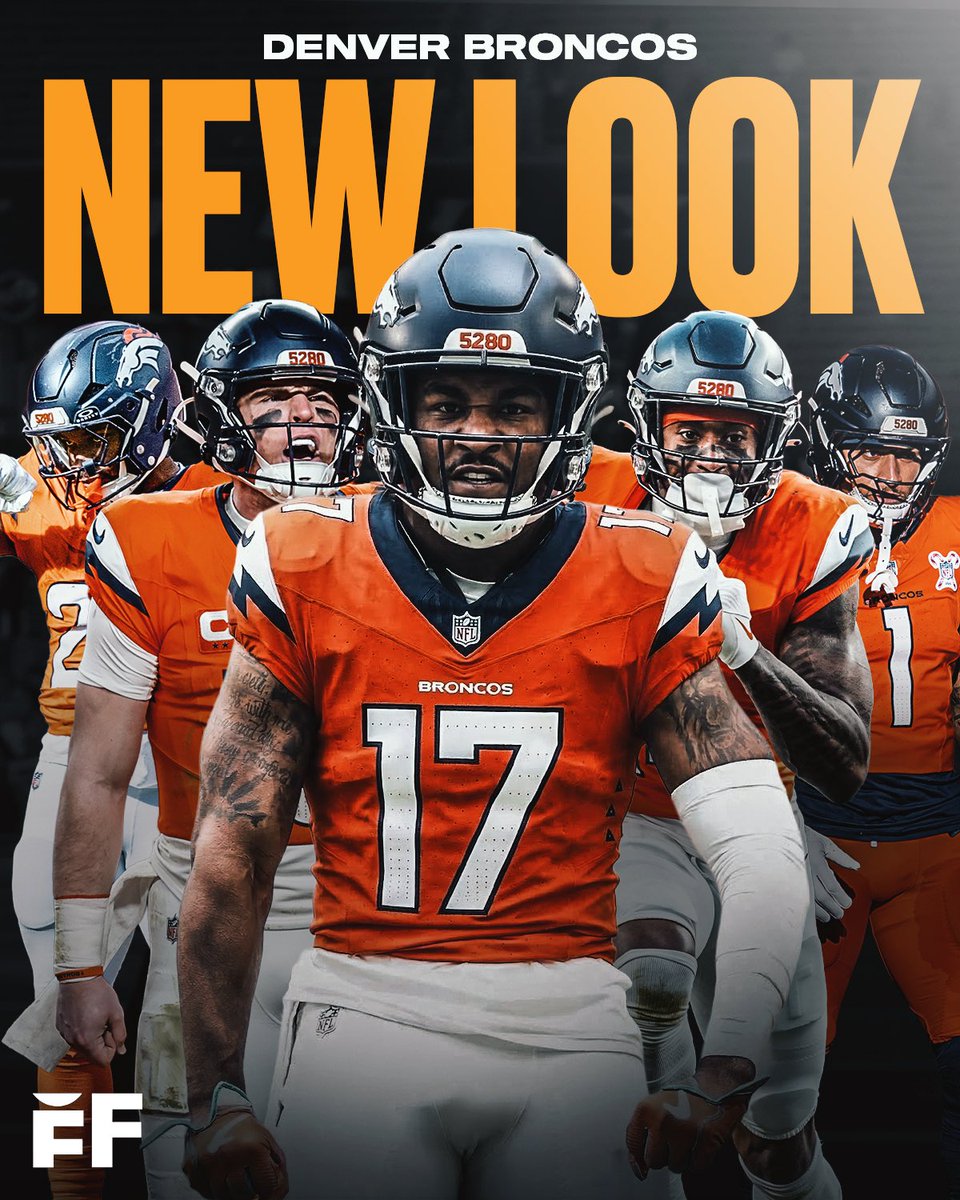 fballforeverhq's tweet photo. The Broncos NEW LOOK offense 🔥

🔶 QB Bo Nix 
🔶 RB JK Dobbins 
🔶 RB RJ Harvey 
🔶 WR Jaylen Waddle 
🔶 WR Courtland Sutton 
🔶 WR Troy Franklin 
🔶 TE Evan Engram https://t.co/4bXYzQI0r7