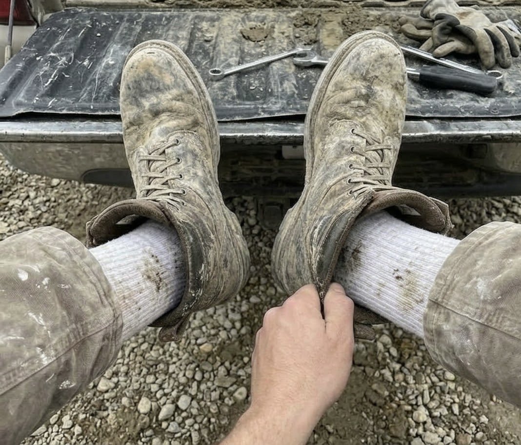MasterJKnox's tweet photo. Exhausting shift today. Just on lunch break now. Cannot wait to finish this shift and show you what my socks look like. 

Wish someone could give me a foot massage after my shift. Any takers? 😩 https://t.co/ujk0u1R7mk