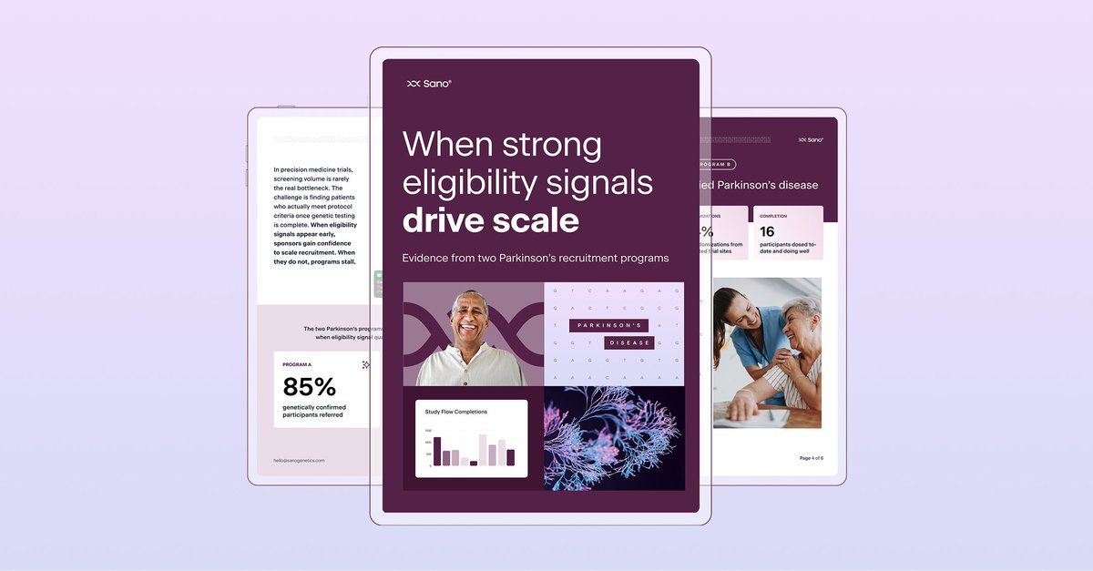 Sano Genetics tweet media