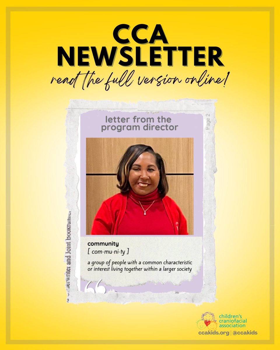 CCAKids - Children's Craniofacial Association tweet media